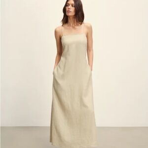 Buck Mason Beige Maxi Dress